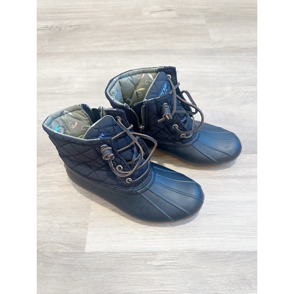 Sperry Topsiders Saltwater Duck Boots Sz 5.5 - Picture 2 of 9